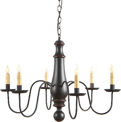 Norfolk Chandelier by Irvin's Tinware